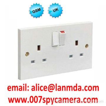 Voice Activated Wireless GSM Spy Bug in UK Double Wall Socket LM-GB1148